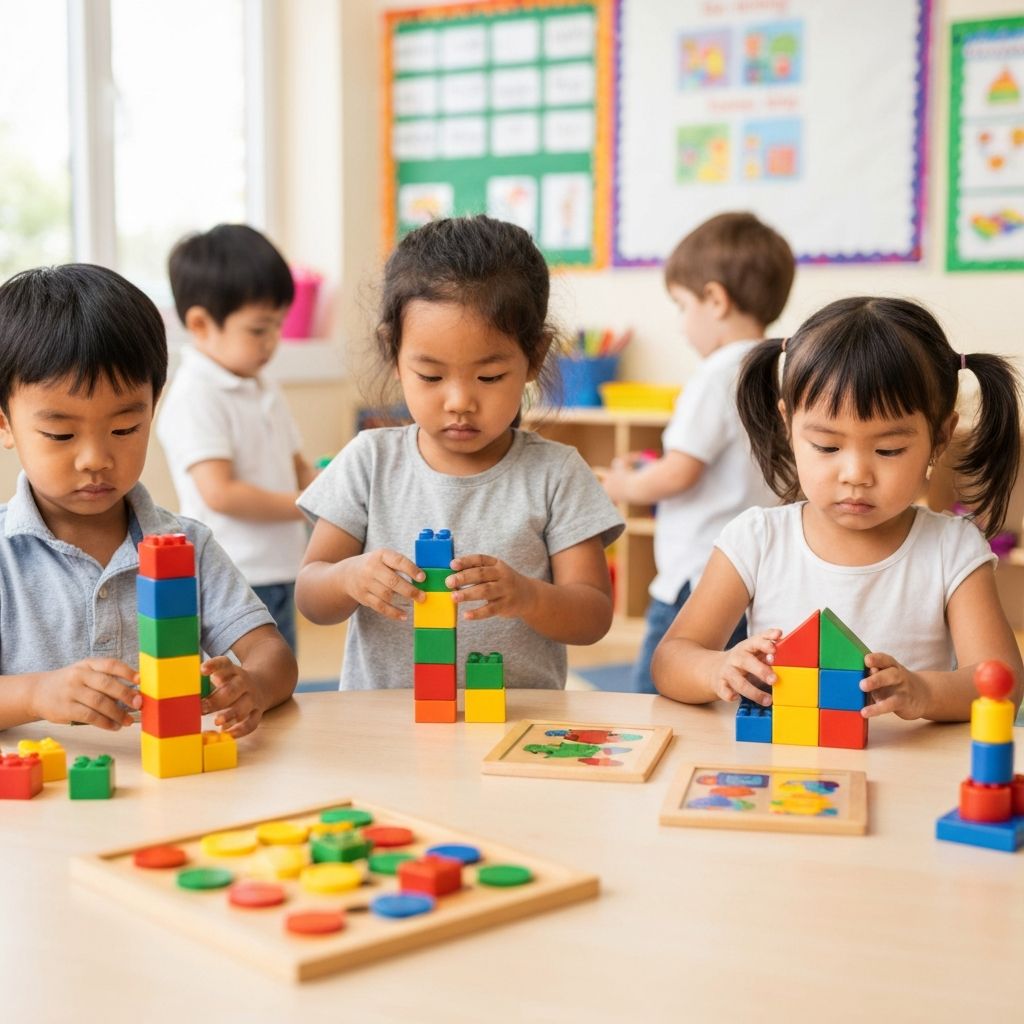 Preschool activity photo showing children learning and playing, image 5 of 6